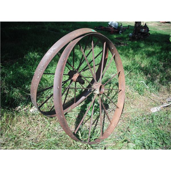 2x 46" steel wheels