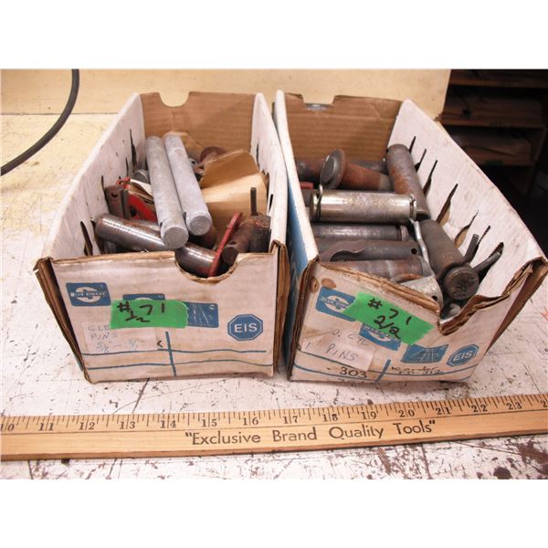 2 boxes of assorted cylinder pins