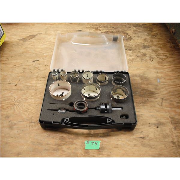 hole saw set - 3/4" to 2-1/2"