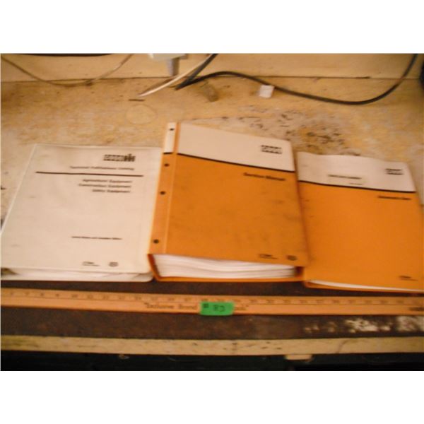 Case Technical Pub;lication Catalogue, 1840 Uni-loader service manual & schematic sets