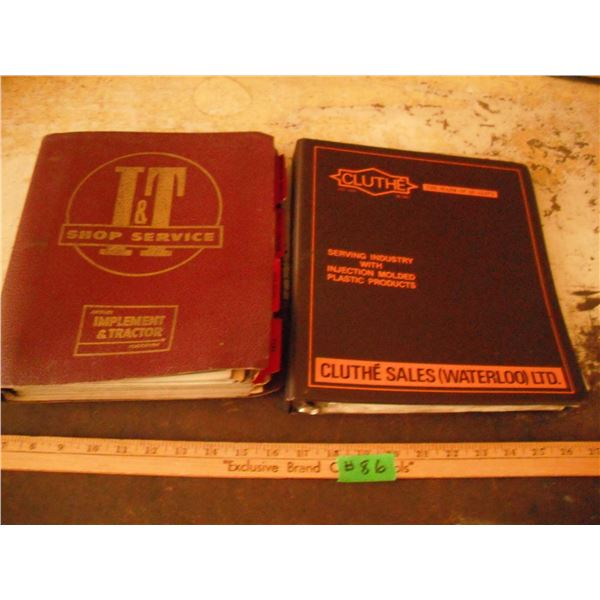 I&T Flat Rate manual & Massey-Harris No. 6 Swather manual