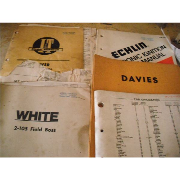 Assorted manuals - White 2-105 Field Boss, etc.