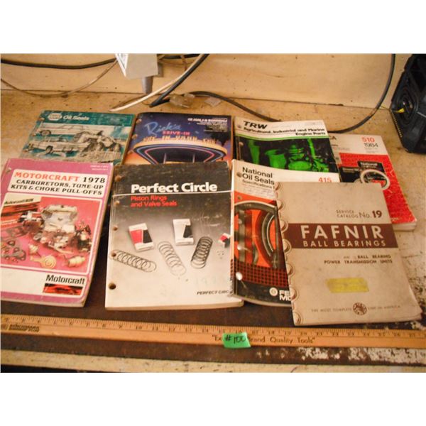 assorted parts guides & manuals