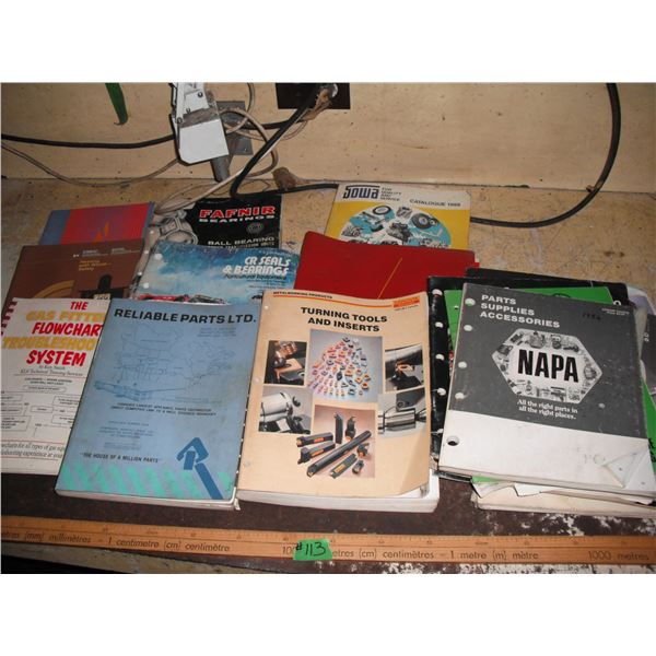 lot of parts/supply catalogues