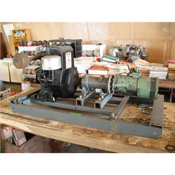 16HP Briggs & Stratton engine attached to generator