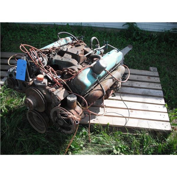 Chrysler V8 engine w/ transmission - as-is