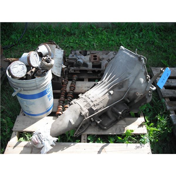 transmisssion and engine parts - as-is