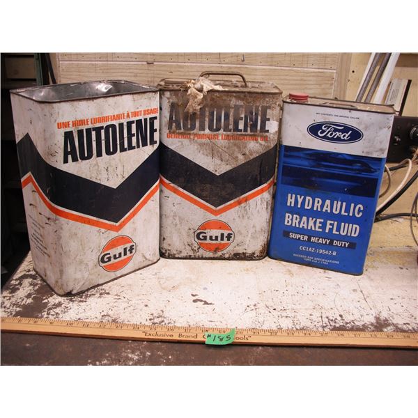 3 vintage automotive ins - Autolene & Ford