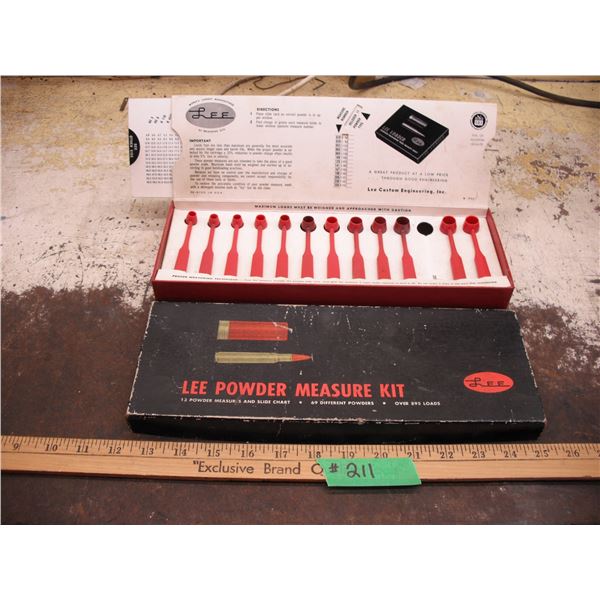 Lee black powder measuring kit