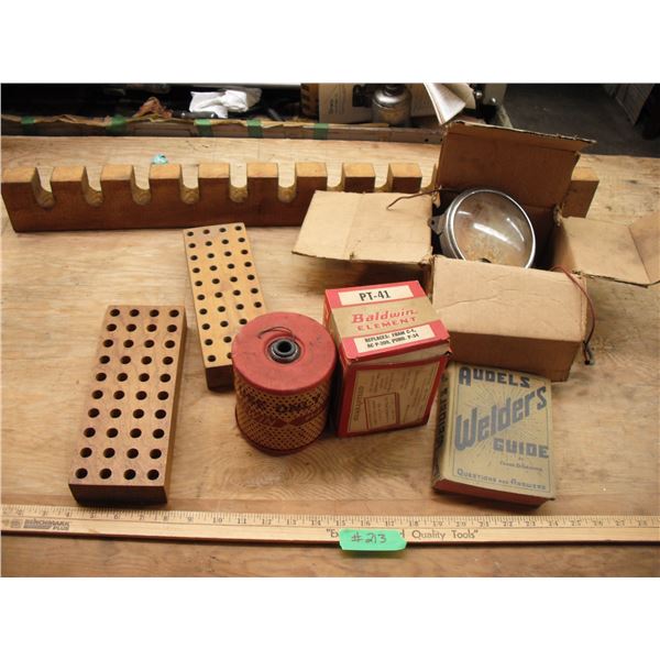 vintage gauge, welders guide, etc.
