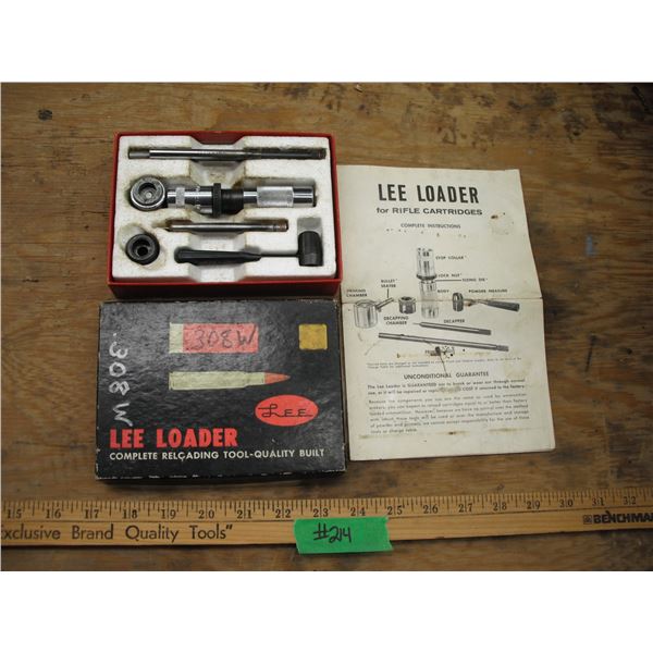 Lee reloading set