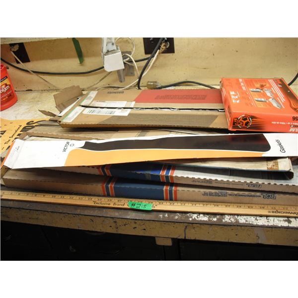 assorted gaskets, filters, etc.