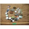 Image 1 : lot of belt buckles & buttons - Colt Revolvers, Schmidt, agricutural, etc.