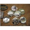 Image 3 : lot of belt buckles & buttons - Colt Revolvers, Schmidt, agricutural, etc.