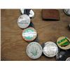 Image 5 : lot of belt buckles & buttons - Colt Revolvers, Schmidt, agricutural, etc.