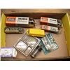 Image 2 : vintage automotive bulbs, tire repair tools, etc.