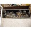 Image 4 : vintage automotive bulbs, tire repair tools, etc.