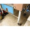 Image 3 : metal work table with casters and storage - 30"x24"x36"H