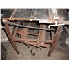 Image 5 : steel table saw set up - no saw, 39"x26"x32"H