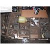 Image 3 : pallet of oilers, spark plugs, tool bag, steel rings, etc.