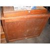 Image 3 : large wooden desk w/ drawers - drawers stick, 59"x30"x30"H