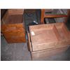 Image 4 : large wooden desk w/ drawers - drawers stick, 59"x30"x30"H
