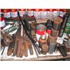 Image 5 : huge lot of metal parts - shafts, pipes, etc.