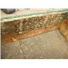 Image 12 : large work bench with drawers, work light, 2 bench vises and back board - table: 72"x28"x39"H, back 