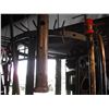 Image 7 : barrel made into work rac with cable winch, chains, etc.