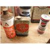 Image 3 : vintage oil cans - Allis-Chalmers, Esso,  Gold Eagle, Ford, etc. - coleman camp fluid almost full