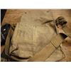Image 3 : leather gun holster & vintage satchel marked "VII Woods 1941"