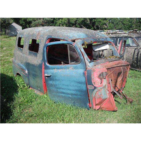 late 40s Mercury M47 transport van converted to bus