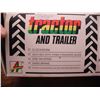 Image 11 : Kovap tin windup tractor and trailer in original box