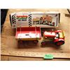 Image 1 : Kovap tin windup tractor and trailer in original box