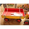 Image 4 : Kovap tin windup tractor and trailer in original box