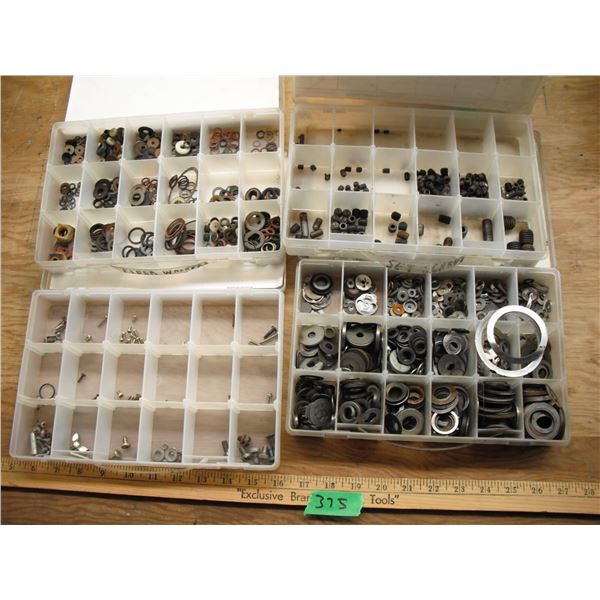 washers, screws and socket head screws
