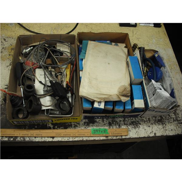 multimeter, ford bearings, air parts, etc.