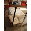 Image 5 : large lot of oil with work shelf/table