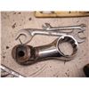 Image 4 : 2 rubber mallets, assorted wrenches & tools, and colt 45 bottle opener