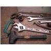 Image 2 : tool box with wrenches, mallet, etc.