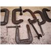 Image 3 : 7 c-clamps  -  2-1/2" and 4"