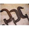 Image 4 : 7 c-clamps  -  2-1/2" and 4"