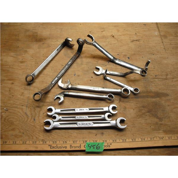 lot of wrenches - Snap-On spanner wrenches (3/8 to 11/16)