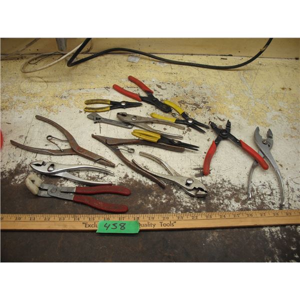 assorted pliers