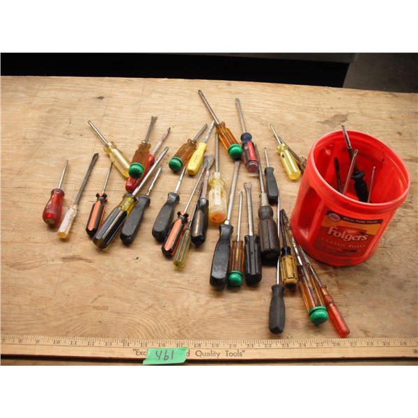 assorted screwdrivers