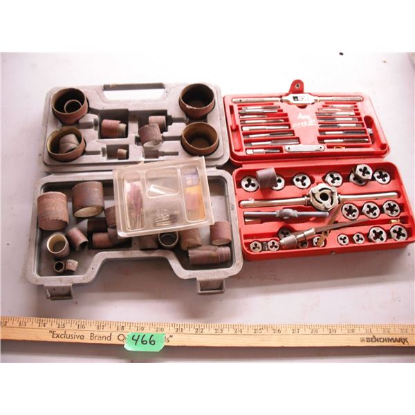 tap & die set, dremel bits