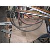 Image 3 : pallet lot - ammo cases, large grinding wheel, air hoses, rotary tool, etc.
