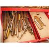 Image 11 : 2pc tool chest with large assortement of tools - pliers, punches, chisels, etc.