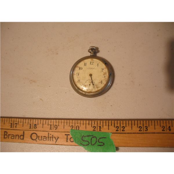 Hamm's Rosthern Sask pocket watch - not working condition