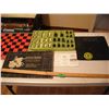 Image 1 : Chess set, roughriders signed picture & ACDC record